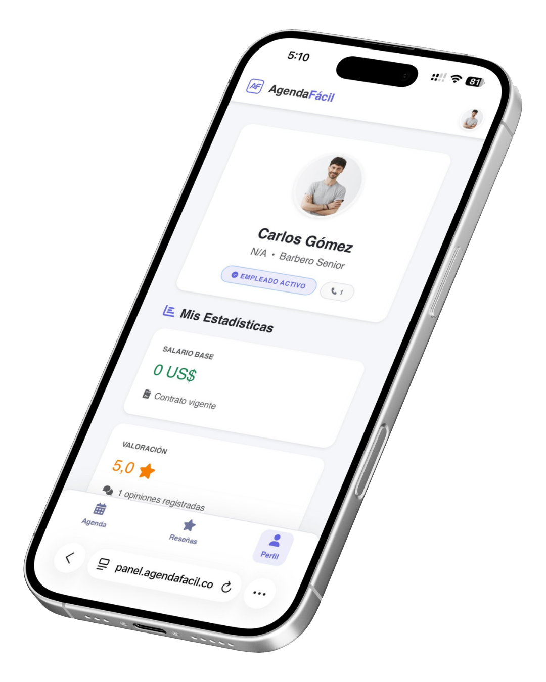 Portal de Empleados Celular