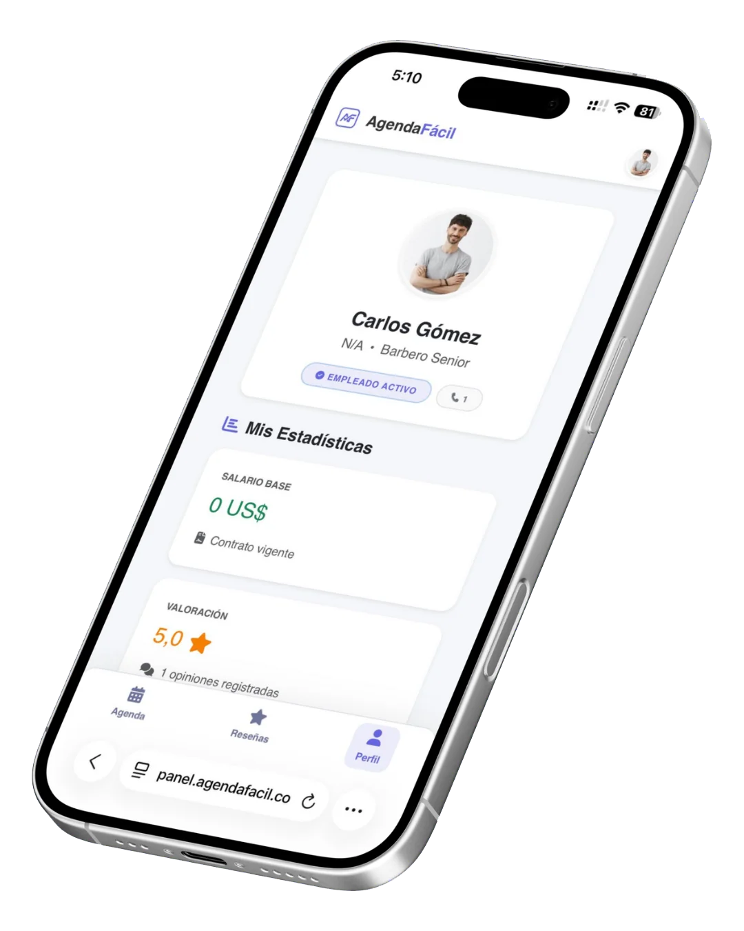 Portal de Empleados Celular